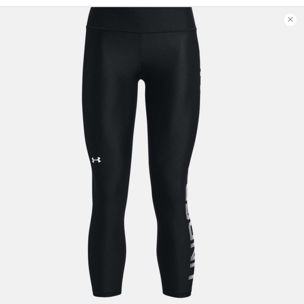 Women's Under Armour Heat Gear Ankle Leggings, black, SZ Small, NWT